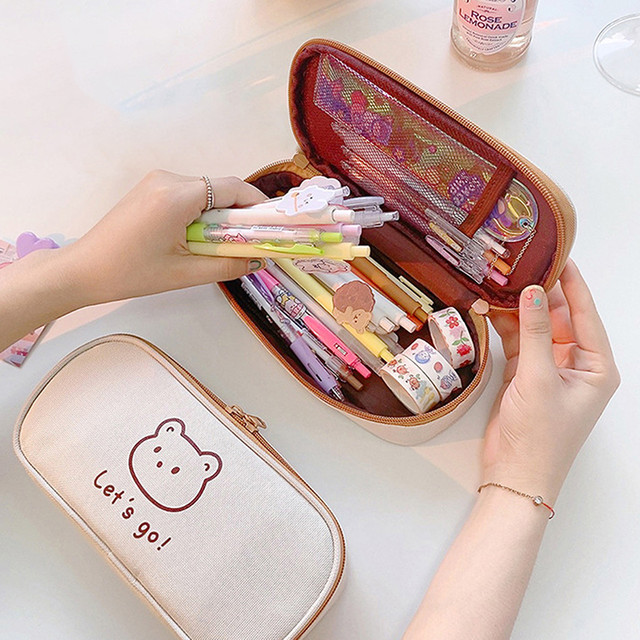 Korean Pencil Case Stationery, Корейские Пенал